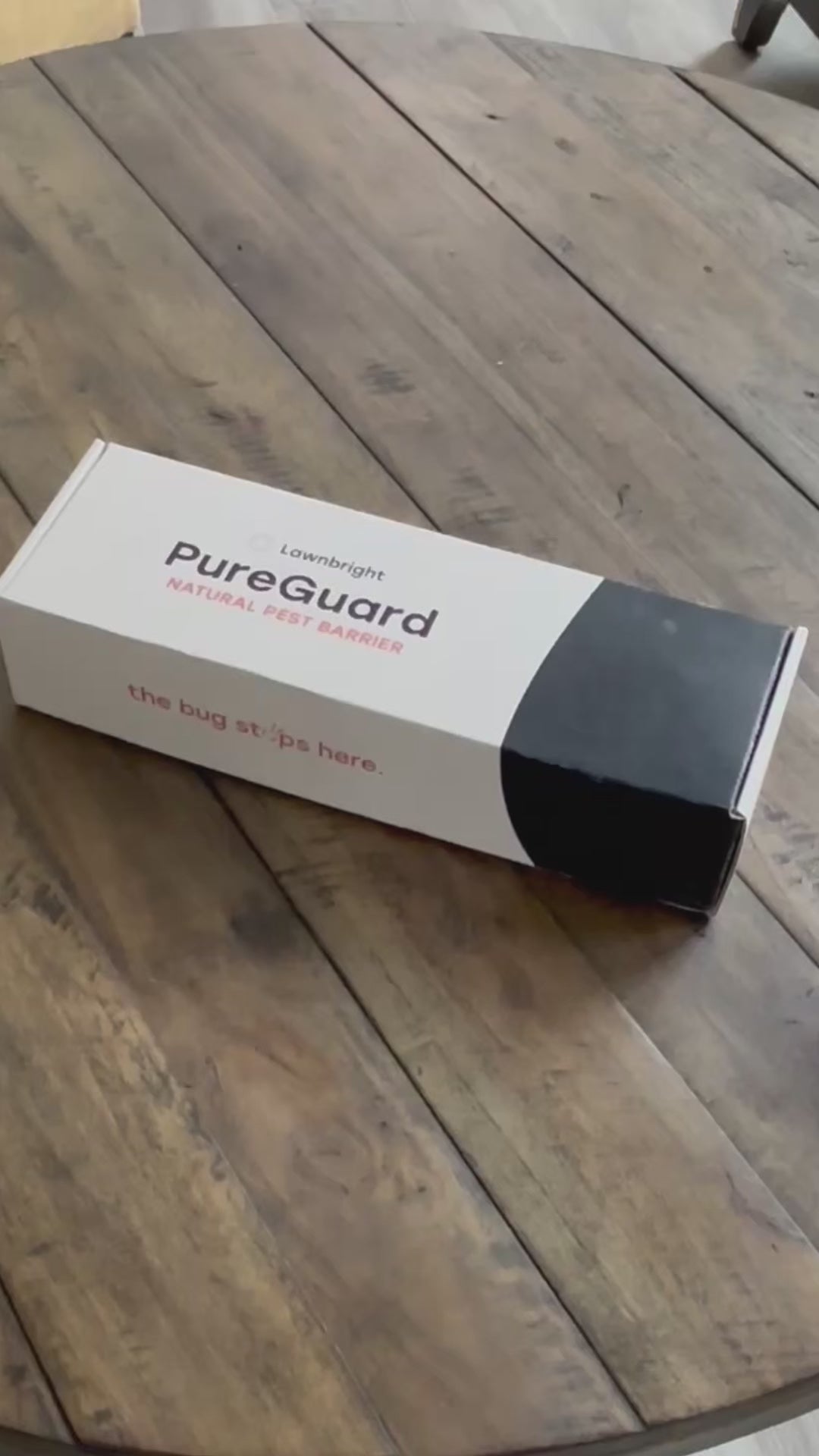 a video unboxing of Lawbright's PureGuard product